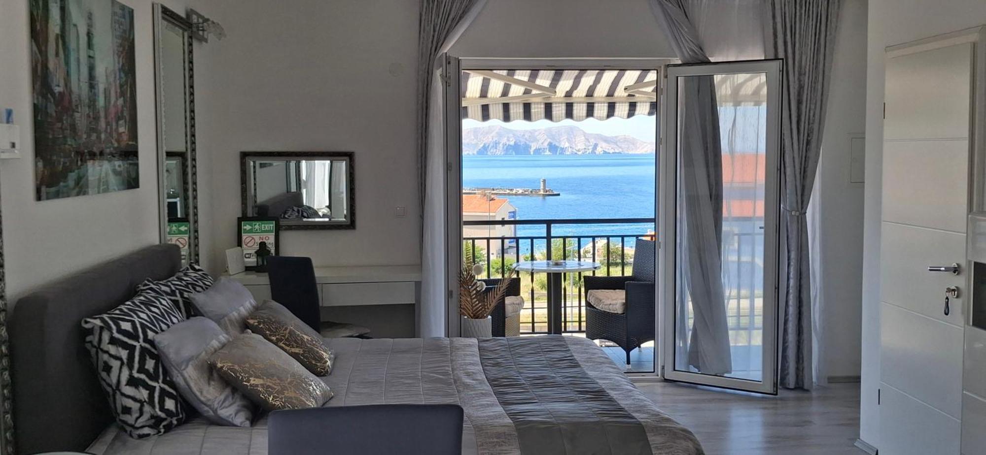 Beautyful Sea View 6 Luxury Studio Danijela 1 Senj  Bagian luar foto